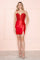 Cocktail Dresses Short Fitted Corset Homecoming Cocktail Dress Red
