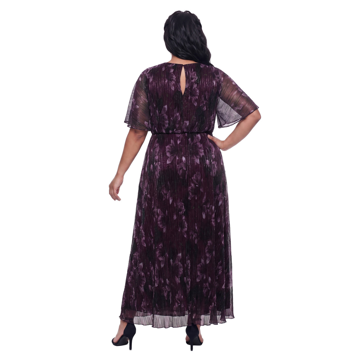 Crew/High-Neck Floor-Length Chiffon Occasion A-Line SL Fashions 9455303