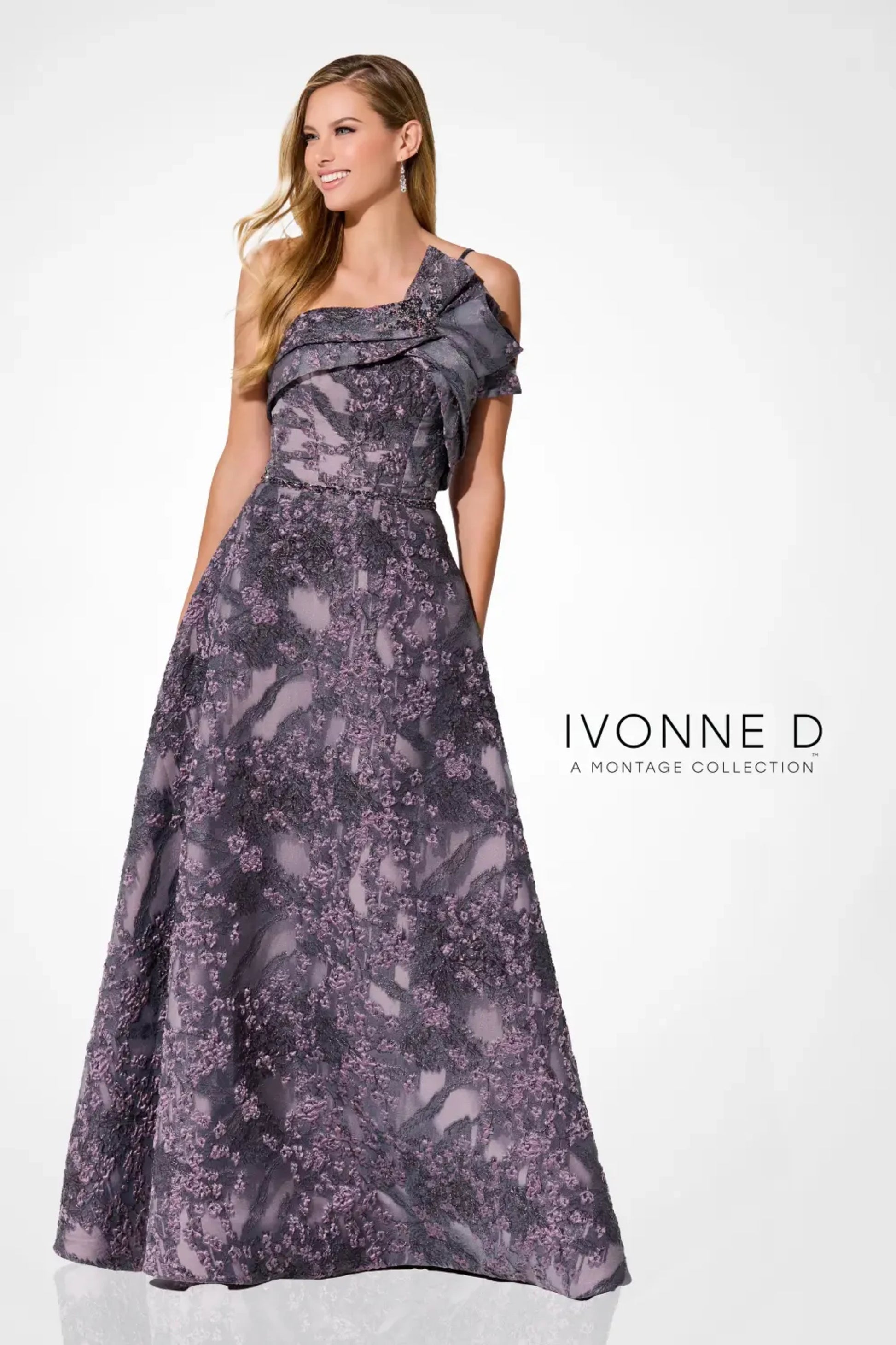 Ivonne D ID304 Long Formal A Line Evening Gown