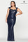 Plus Size Dresses Plus Size Long Formal Sequin Prom Dress Midnight