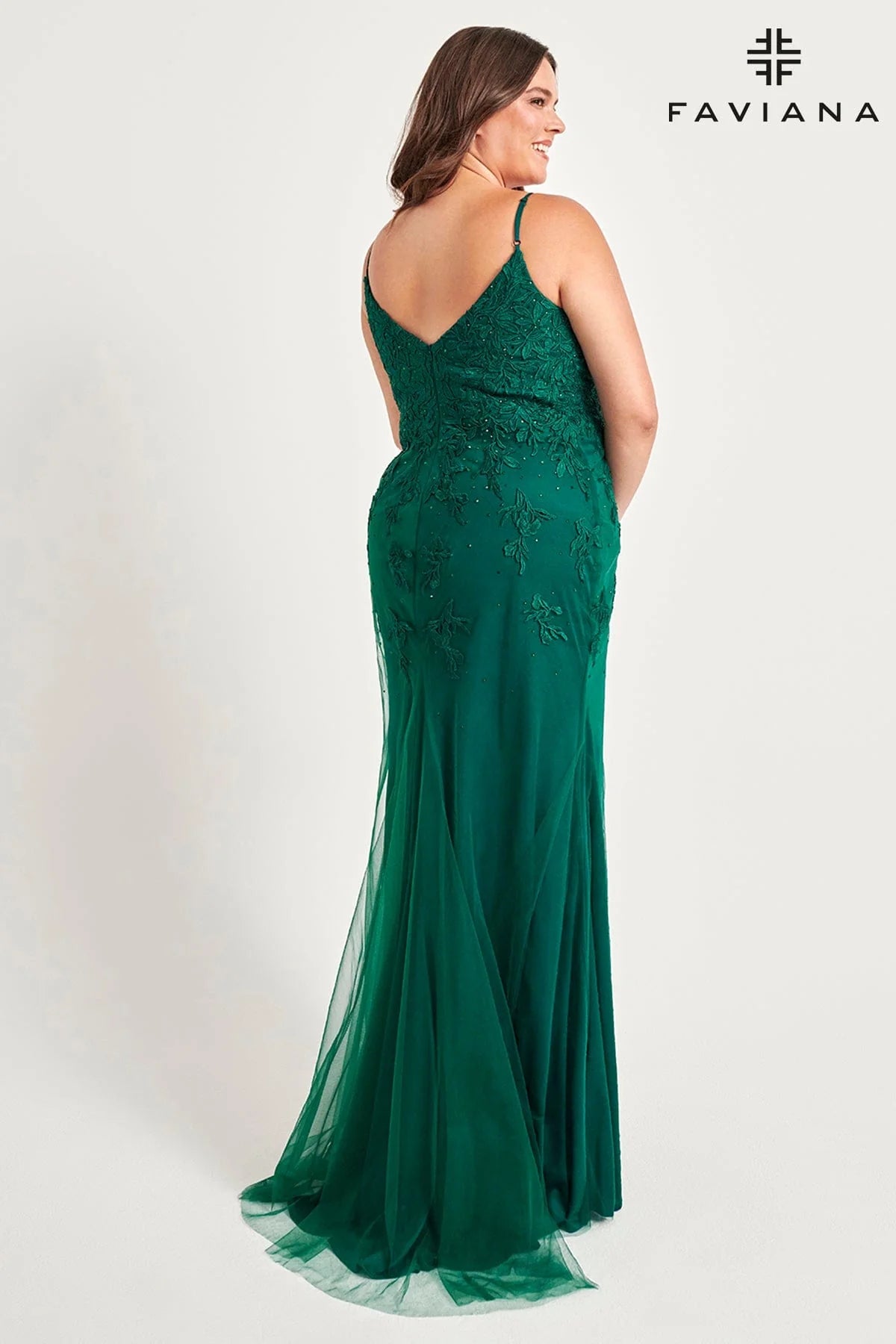Faviana 9539 Prom Long Plus Size Formal Dress