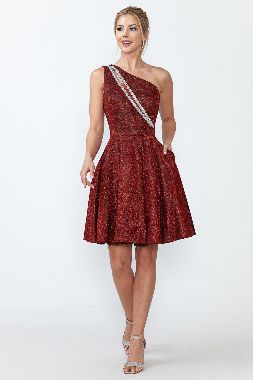 Cocktail Dresses Short Metallic Midi Cocktail Dress Lenovia 5272 Wine