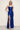 Prom Dresses Metallic Formal Fitted Slit Prom Dress Royal