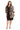 Mother of the Bride Dresses Floral Print Short Plus Size Jacket Dress Brown
