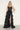 Prom Dresses A Line Long Formal Tiered Slit Prom Dress Black