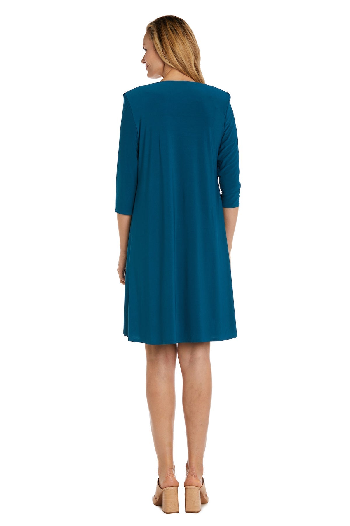 R&M Richards 9627P Short Mother of the Bride Petite Jacket Dress