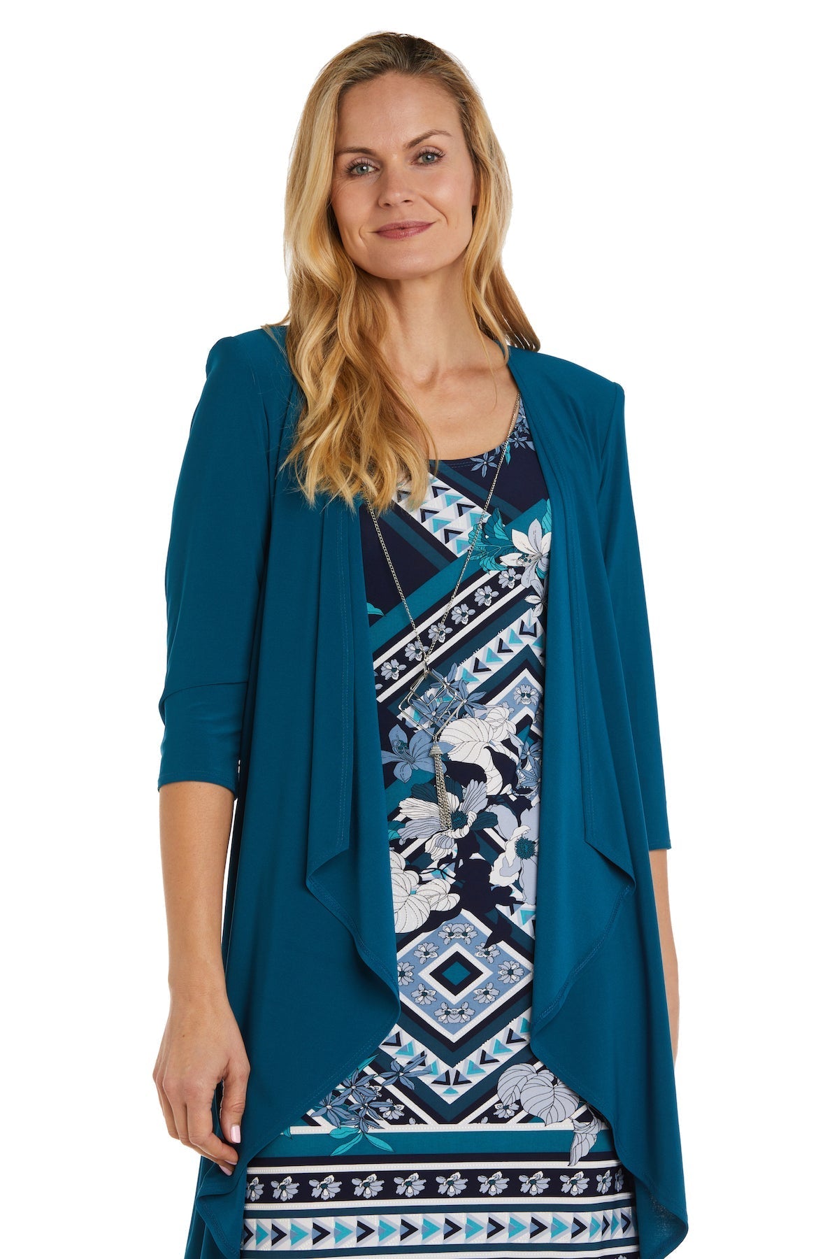 R&M Richards 9627P Short Mother of the Bride Petite Jacket Dress