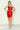 Cocktail Dresses Pleated Short Homecoming Corset Fitted Cocktail Dress Red