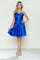 Cocktail Dresses Short A Line Homecoming Cocktail Dress Royal