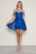 Cocktail Dresses Homecoming A Line Sequin Applique Short Cocktail Dress Royal