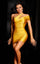 Cocktail Dresses Fitted Short Cocktail Homecoming Mini Dress Dark Gold