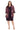 Plus Size Dresses Short Printed Floral Jacket Mother of the Bride Dress Eggplant