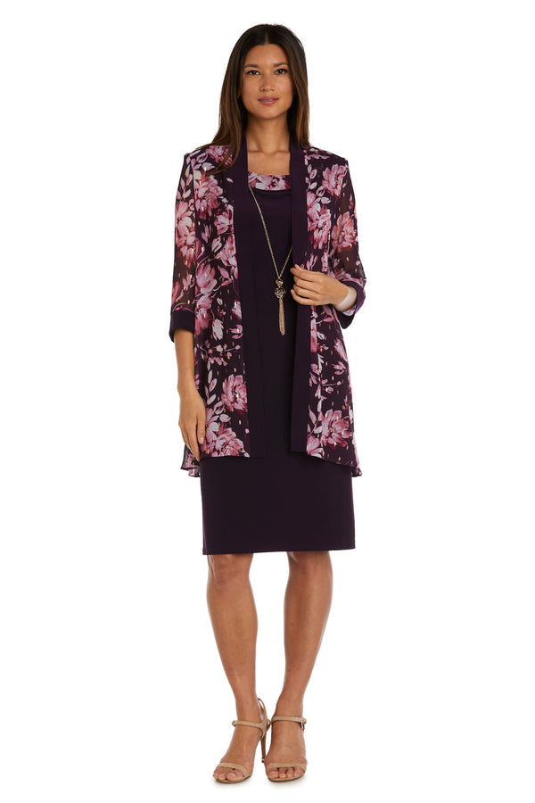Two Piece Short Dress Jacket R&M Richards 9646
