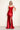 Prom Dresses Long Fitted Formal Applique Slit Prom Dress Red