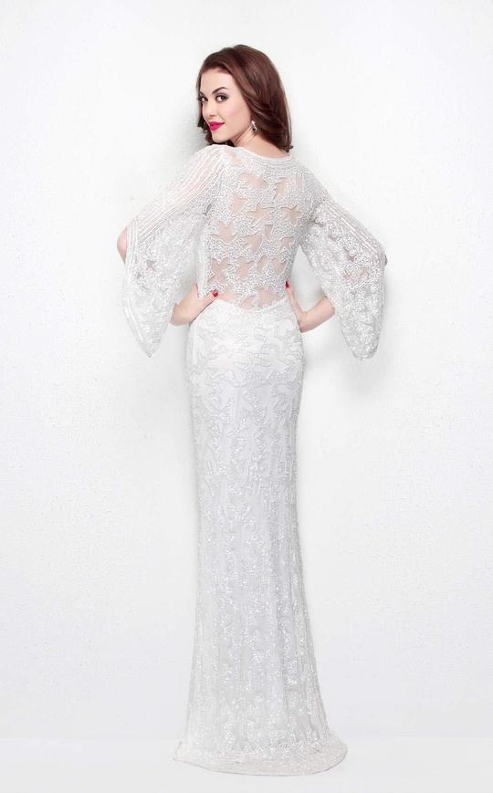 Wedding Dresses Long Beaded Bridal Wedding Fitted Dress Primavera Couture 9713 White