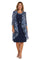 Cocktail Dresses Short Fitted Cocktail Petite Dress Navy/Denim