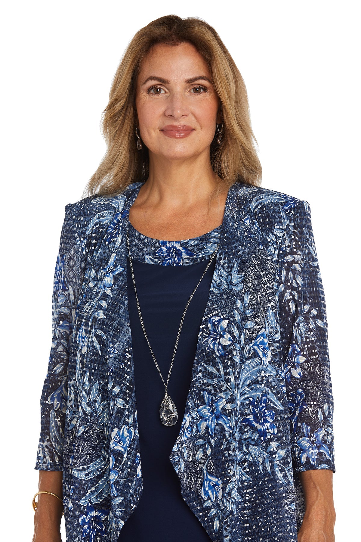 R&M Richards 9717P Short Mother of the Bride Petite Jacket Dress