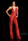 Jumpsuit Sequins Long Evening Jumpsuit Sunset Orange