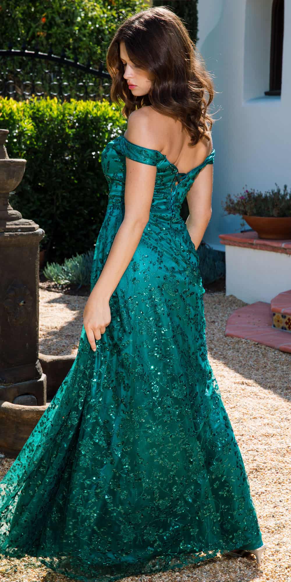 Prom Dresses Long Sequin Prom Formal A Line Dress Eureka Fashion 9766 Emerald Green