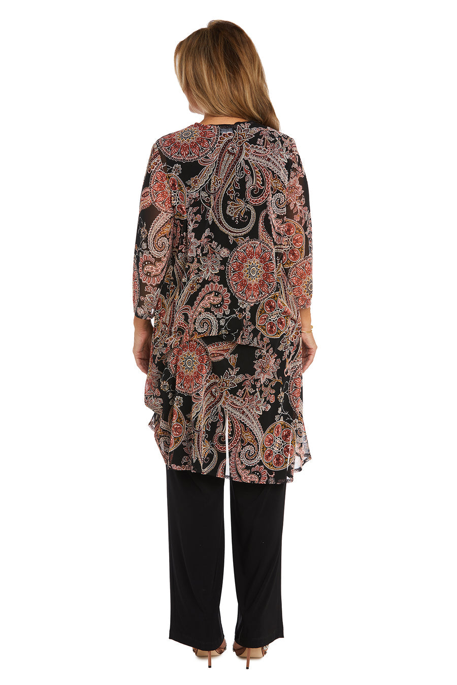 R&M Richards 9768 Formal Printed Jacket Pant Set