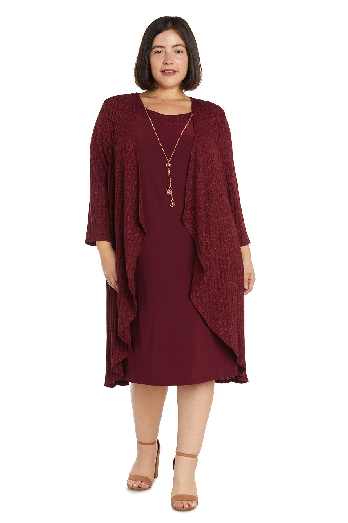 R&M Richards 9785W Short Plus Size Jacket Dress