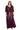 Plus Size Formal Dresses Sequined Beaded Long Plus Size  Dress Plum