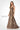 Formal Dresses Long Formal Metallic Lace Applique Evening Gown Bronze