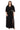 Plus Size Formal Dresses Long Formal Wrap Gown Black