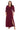 Plus Size Formal Dresses Long Formal Wrap Gown Merlot