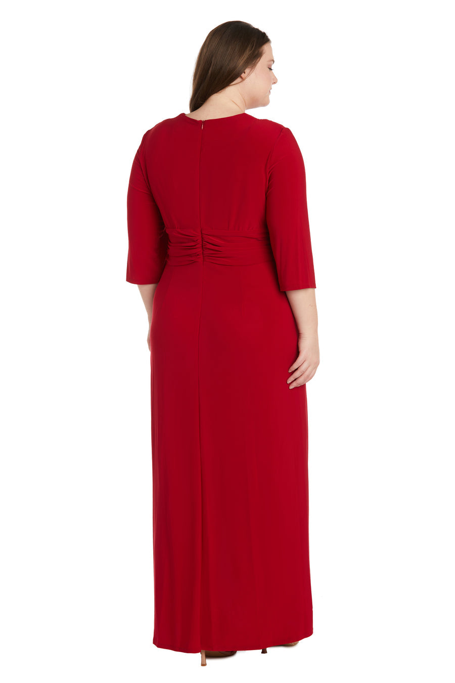 R&M Richards 9826W Long Formal Plus Size Gown