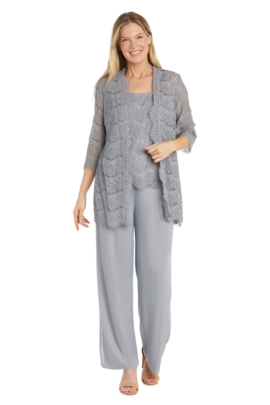 Silver R&M Richards 9846 Long Formal Jacket Pant Set for $129.0 – The ...