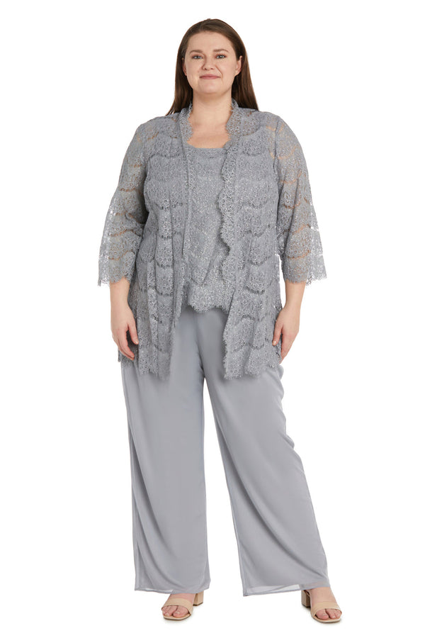 Plus Size Formal Suit Jacket Pant R&M Richards 9846W