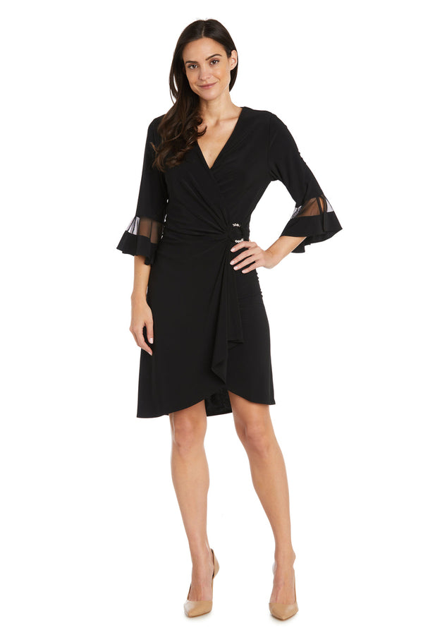 Short Cocktail Dress Knee Length R&M Richards 9871