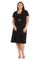 Cocktail Dresses Plus Size Short Dress Black