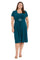 Cocktail Dresses Plus Size Short Dress Emerald