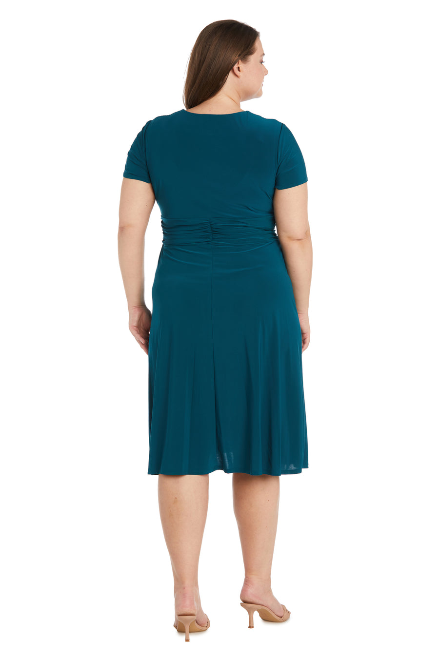 R&M Richards 9881W Plus Size Short Dress