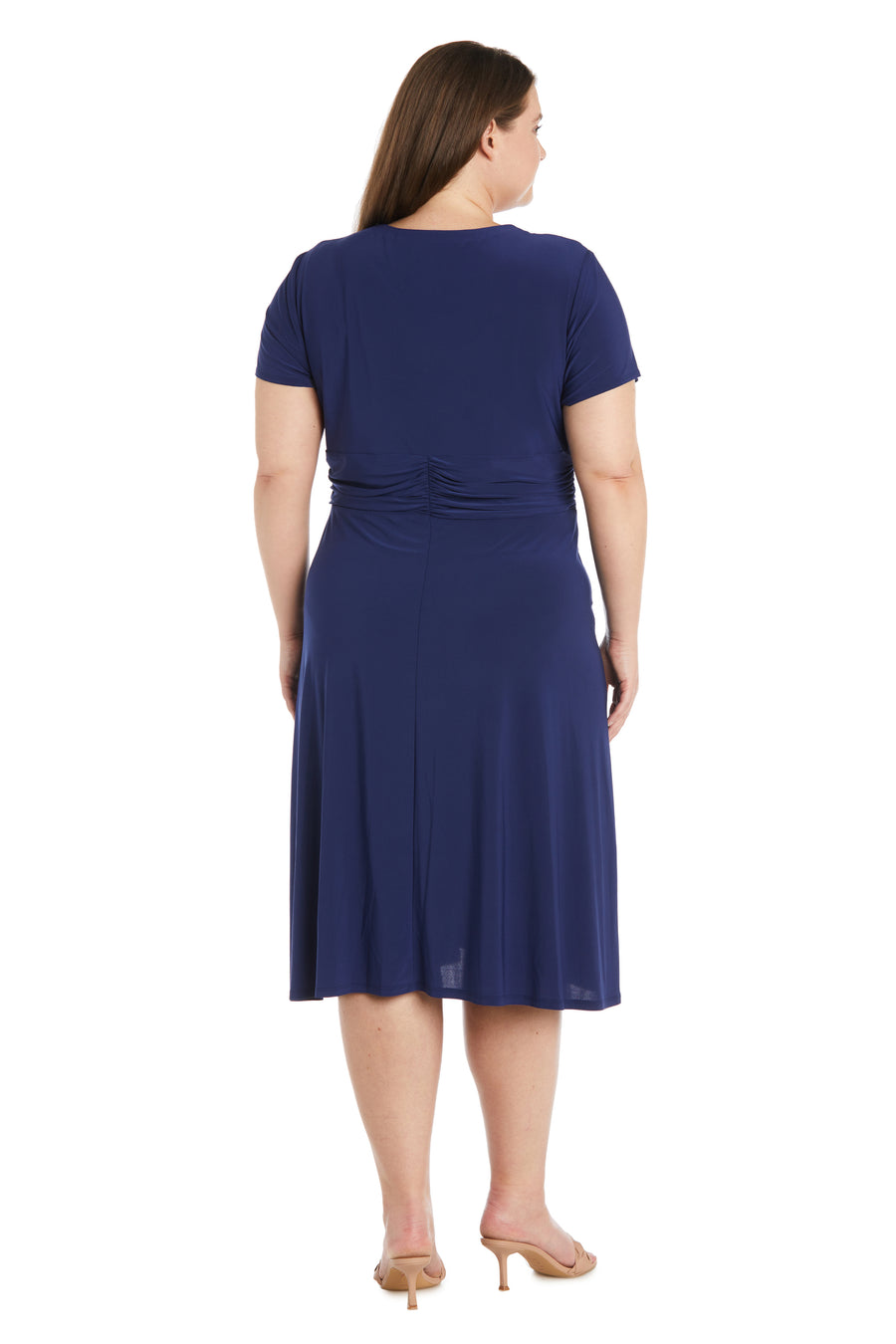 R&M Richards 9881W Plus Size Short Dress