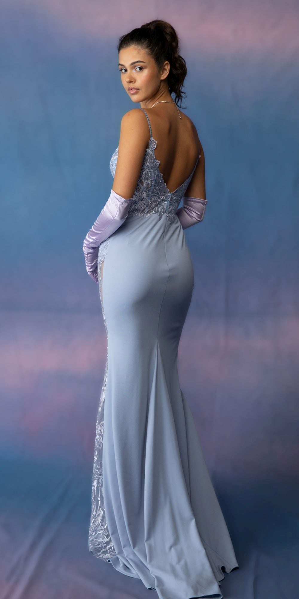 Prom Dresses Mermaid Lace Applique Long Formal Slit Prom Dress Eureka Fashion 9889 Periblue