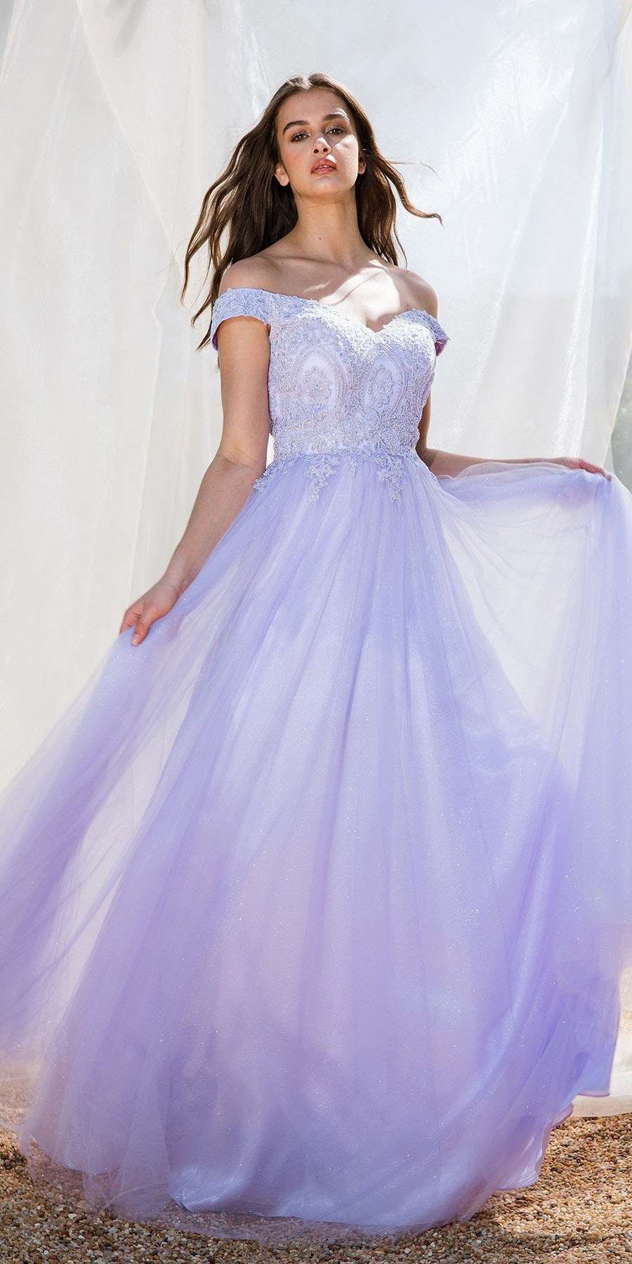 Prom Dresses A Line Lace Applique Long Formal Prom Dress Eureka Fashion 9899 Lilac
