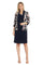 Mother of the Bride Dresses Print Short Mother of the Bride Jacket Dress Navy Pink