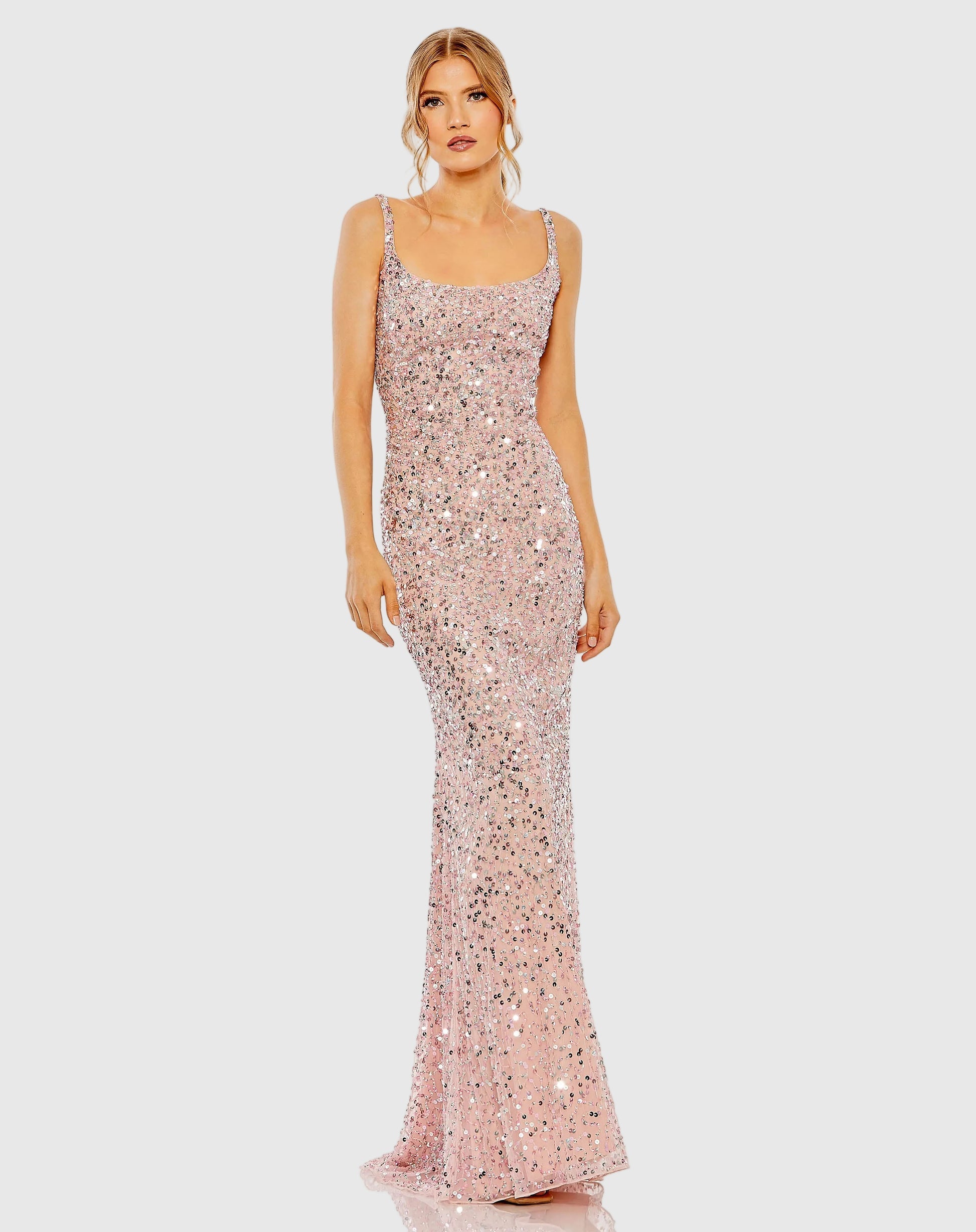 Prom Dresses Fitted Long Formal Sequin Prom Petite Dress Mac Duggal 9910705P Pink