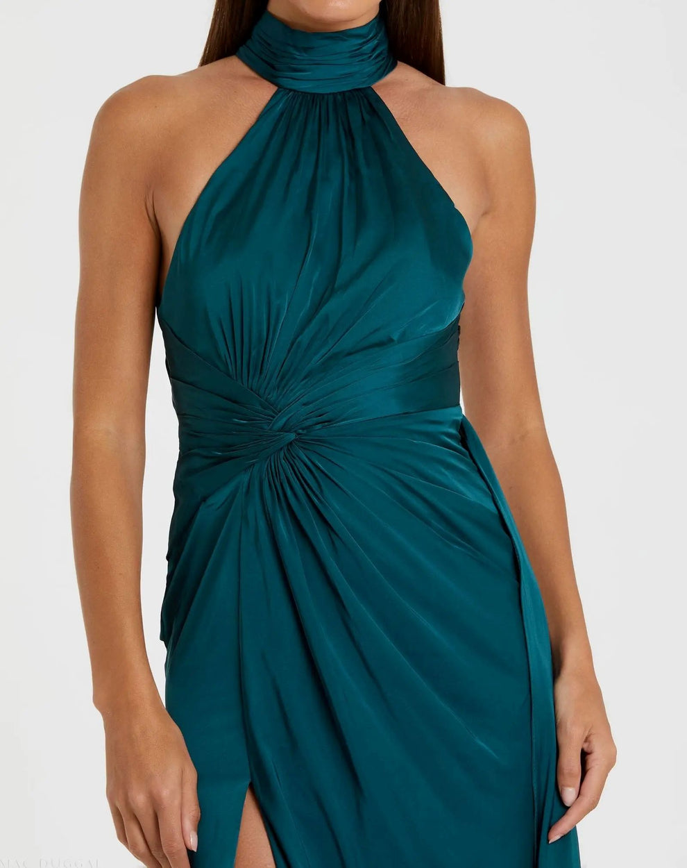 Formal Dresses Long Formal Slit Prom Petite Dress Mac Duggal 9911642P Ocean