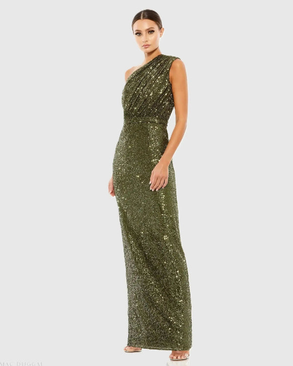 Long Sequin Evening Prom Formal Petite Dress Mac Duggal 9926694P