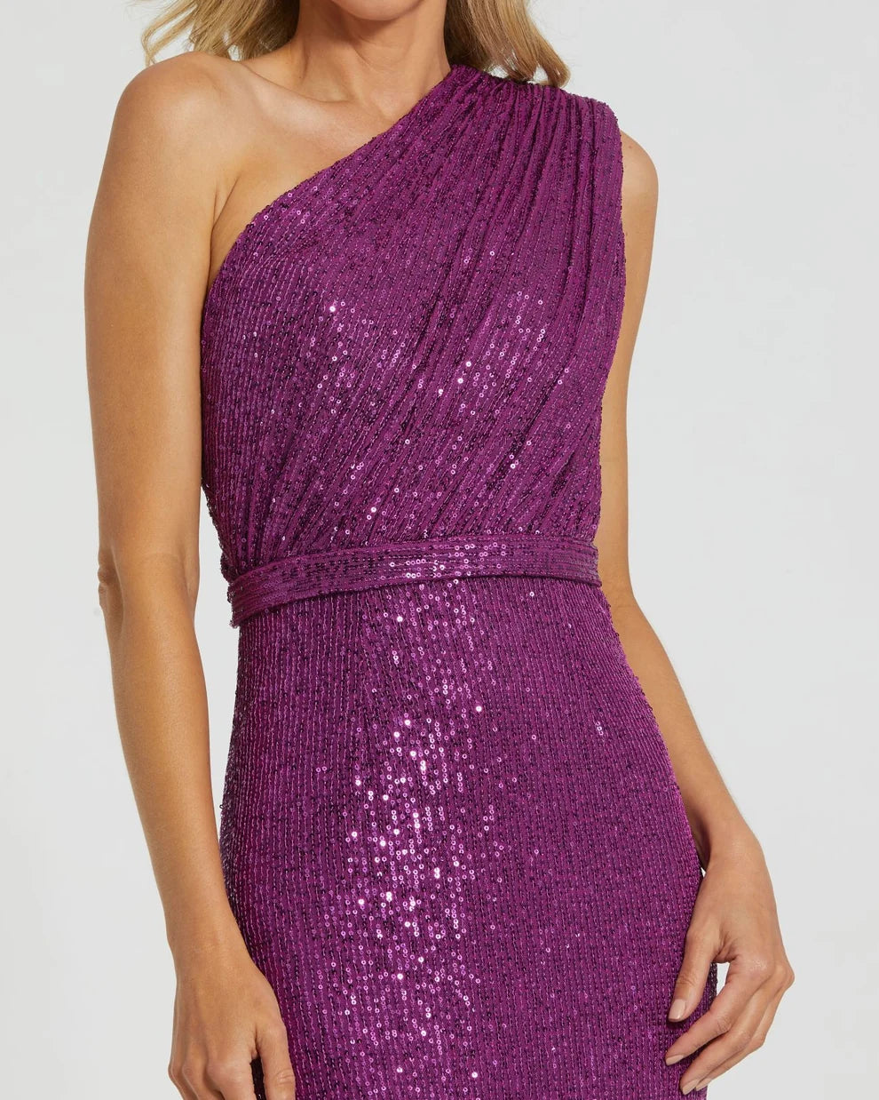 Long Sequin Evening Prom Formal Petite Dress Mac Duggal 9926694P