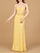 Prom Dresses Long Prom Formal Slit Dress Lemon