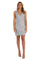 Cocktail Dresses Fitted Sequin Short Cocktail Dress Silver