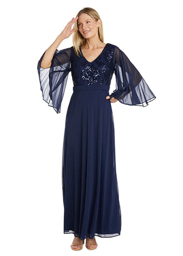 Long Formal Dress Mother of the Bride R&M Richards 99399