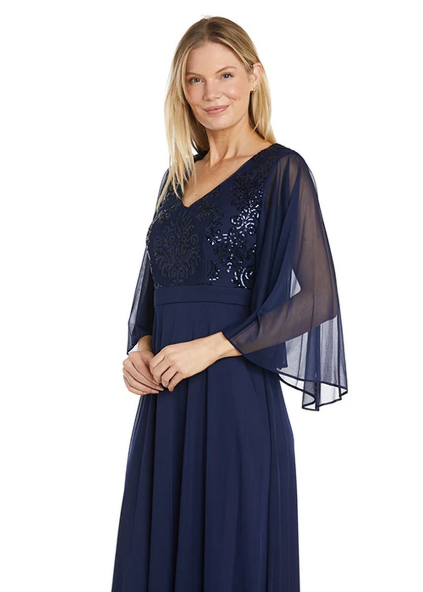 R&M Richards 99399 Long Formal Mother of the Bride Dress