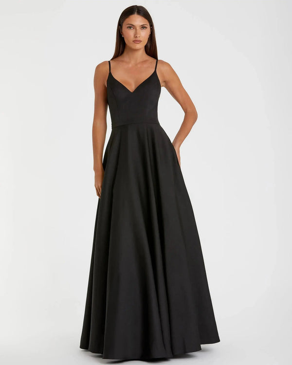 Long A Line Petite Prom Formal Dress Mac Duggal 9948855P