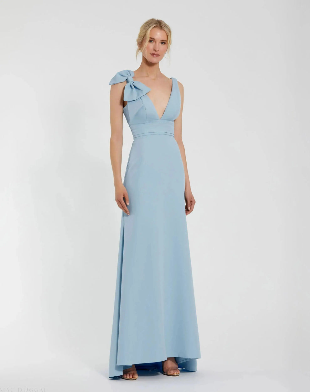 Formal Dresses Long Petite Prom Mermaid Formal Dress Mac Duggal 9949454P Powder Blue
